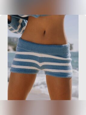 NWT Daily Drills Micro Knit Shorts- Cabana Blue XS/S